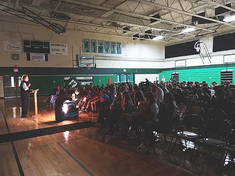 Thank you Len Morris for giving a presentation on human trafficking at Green Lake School!