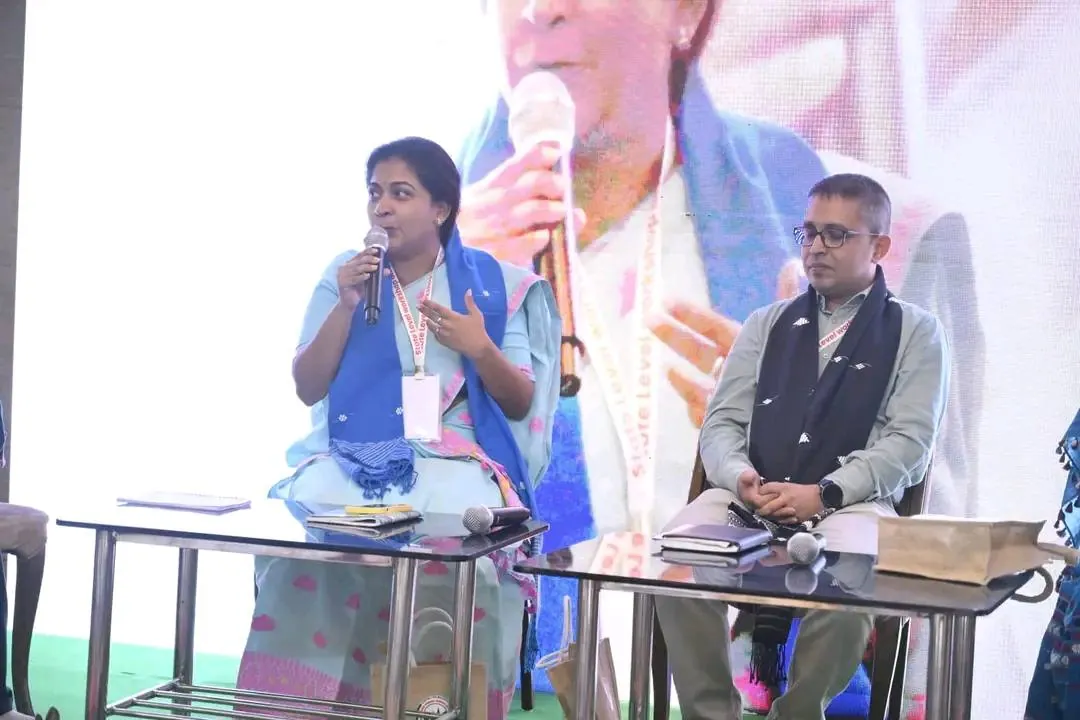 Panel discussion at the State Level Workshop on Transforming Early Learning — Risha Borooah (NEET) seated alongside other panelists