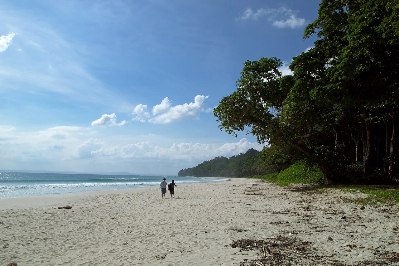 Radhanagar Beach Beach No 7 turquoise waters and white sand in Havelock